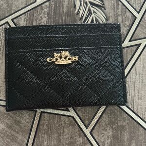 Coach Black Card Holder